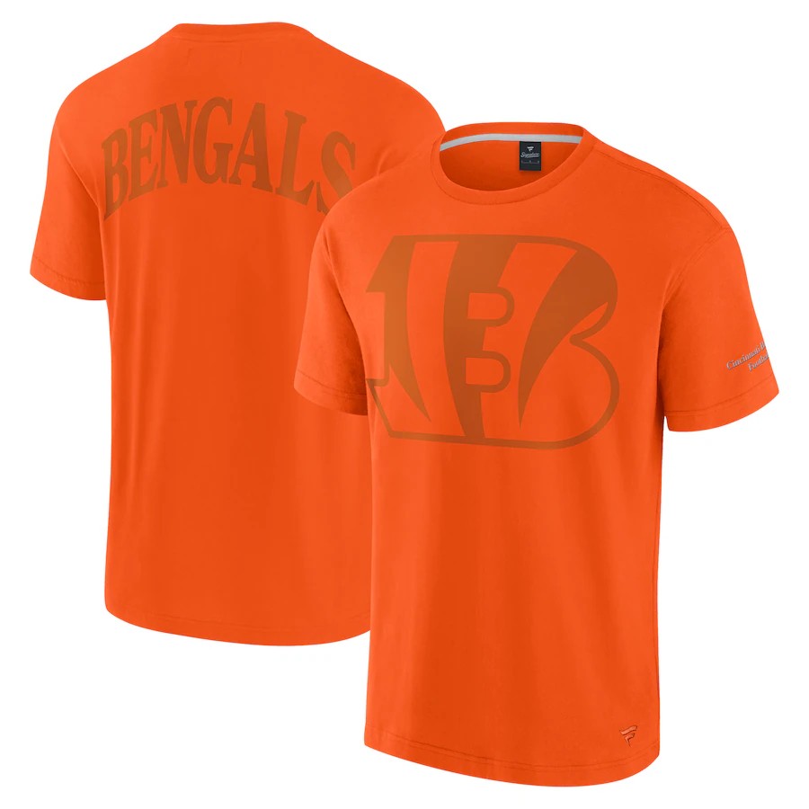Men cincinnati bengals yellow 20241213 NFL T shirt